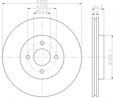 Imagine Disc frana HELLA 8DD 355 112-091