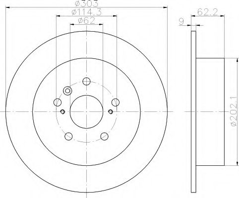 Imagine Disc frana HELLA 8DD 355 112-401