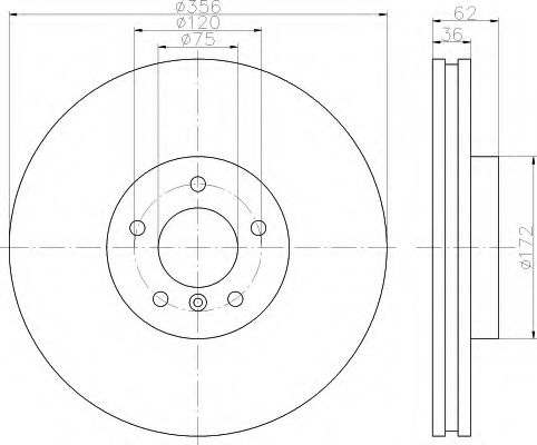 Imagine Disc frana HELLA 8DD 355 112-681