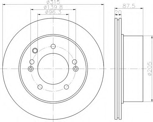 Imagine Disc frana HELLA 8DD 355 112-821