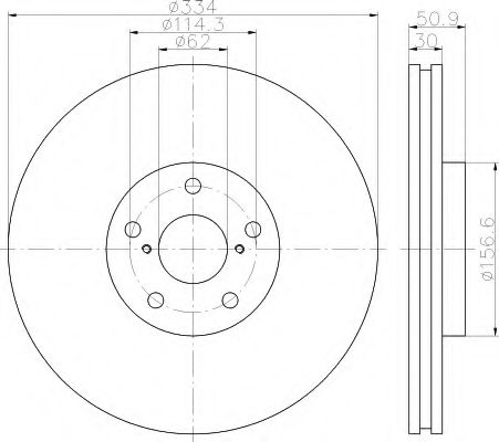 Imagine Disc frana HELLA 8DD 355 112-861