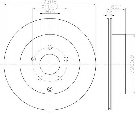 Imagine Disc frana HELLA 8DD 355 113-031