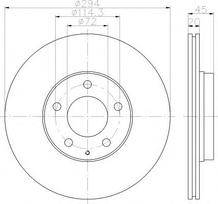 Imagine Disc frana HELLA 8DD 355 113-371