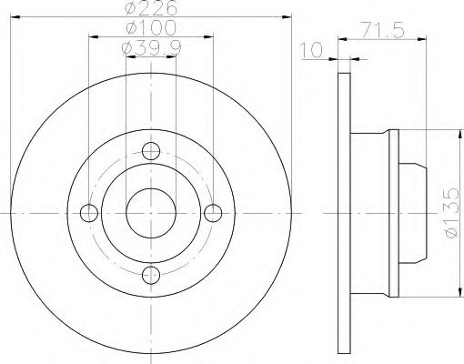 Imagine Disc frana HELLA 8DD 355 113-461