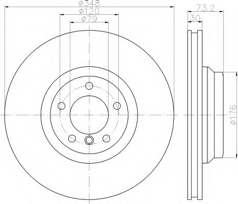 Imagine Disc frana HELLA 8DD 355 113-521