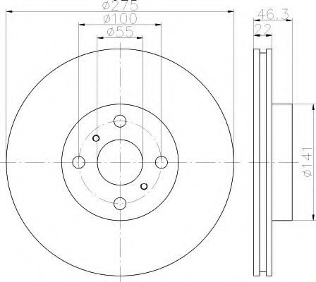 Imagine Disc frana HELLA 8DD 355 113-591