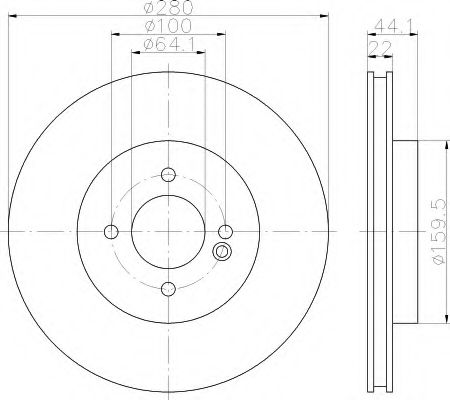 Imagine Disc frana HELLA 8DD 355 113-751