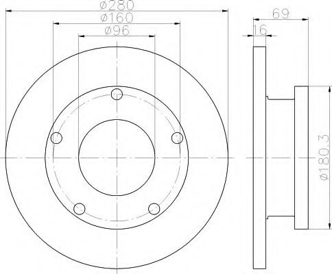 Imagine Disc frana HELLA 8DD 355 113-811