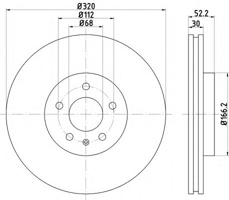 Imagine Disc frana HELLA 8DD 355 113-901