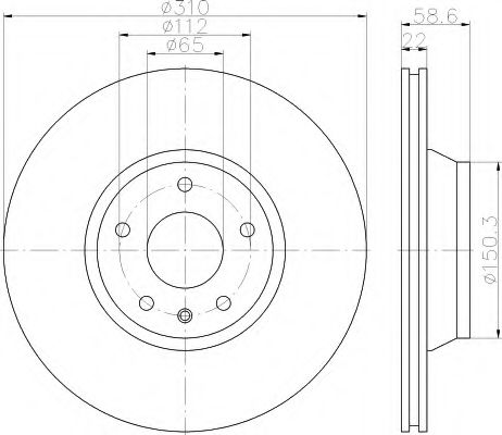 Imagine Disc frana HELLA 8DD 355 113-981