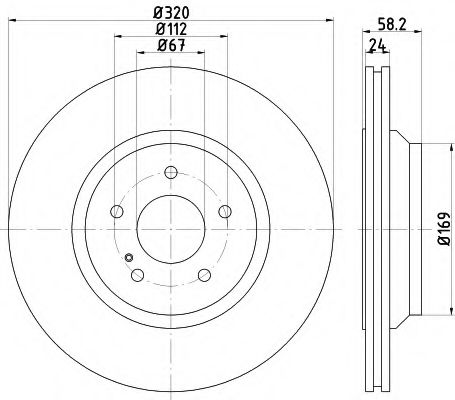 Imagine Disc frana HELLA 8DD 355 113-991