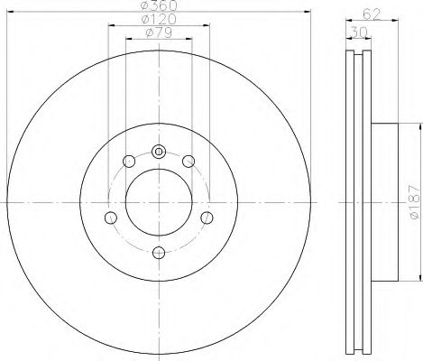 Imagine Disc frana HELLA 8DD 355 114-061