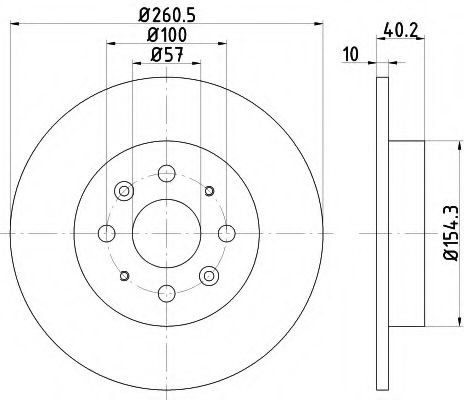 Imagine Disc frana HELLA 8DD 355 114-081