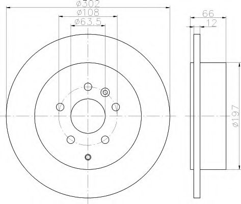 Imagine Disc frana HELLA 8DD 355 114-131