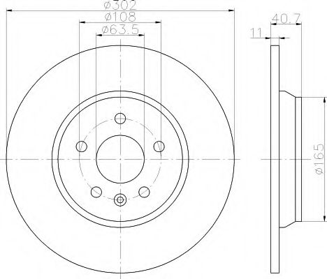 Imagine Disc frana HELLA 8DD 355 114-151