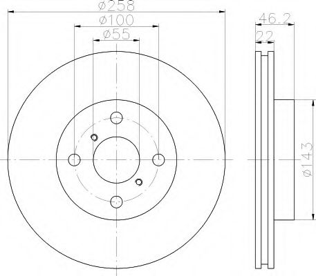 Imagine Disc frana HELLA 8DD 355 114-311