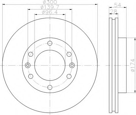 Imagine Disc frana HELLA 8DD 355 114-341