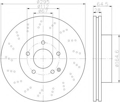 Imagine Disc frana HELLA 8DD 355 114-391