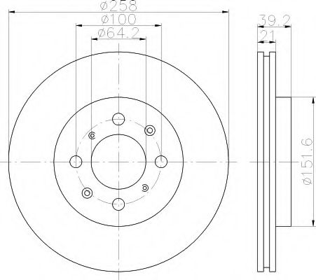 Imagine Disc frana HELLA 8DD 355 114-451