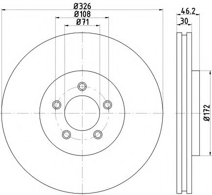 Imagine Disc frana HELLA 8DD 355 115-111