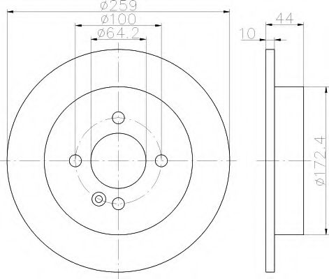 Imagine Disc frana HELLA 8DD 355 115-261