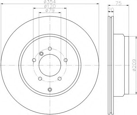 Imagine Disc frana HELLA 8DD 355 115-301