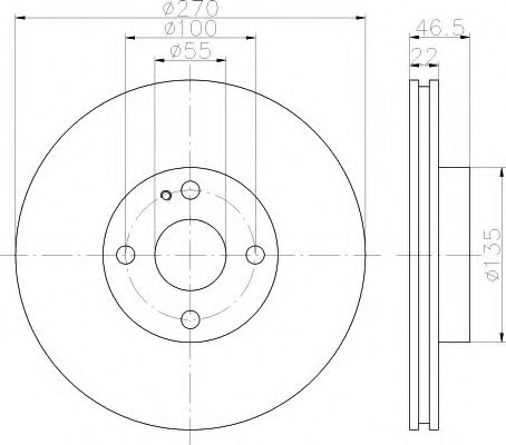 Imagine Disc frana HELLA 8DD 355 115-361