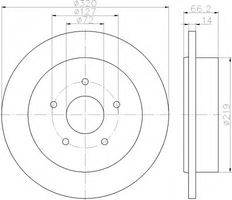 Imagine Disc frana HELLA 8DD 355 115-501