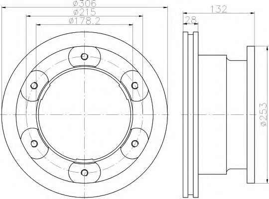 Imagine Disc frana HELLA 8DD 355 115-551