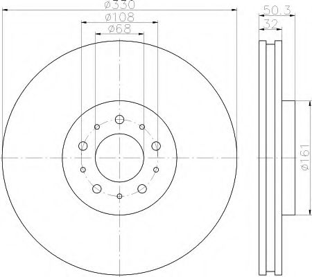 Imagine Disc frana HELLA 8DD 355 115-591