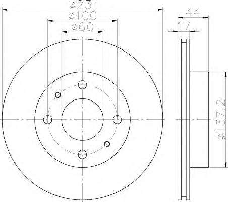 Imagine Disc frana HELLA 8DD 355 115-651