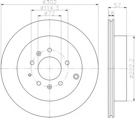 Imagine Disc frana HELLA 8DD 355 115-791