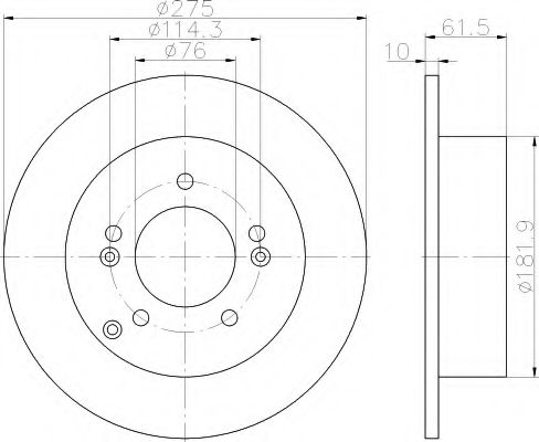 Imagine Disc frana HELLA 8DD 355 115-991