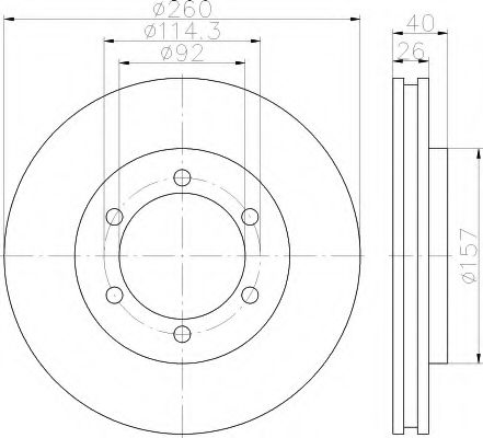 Imagine Disc frana HELLA 8DD 355 116-001