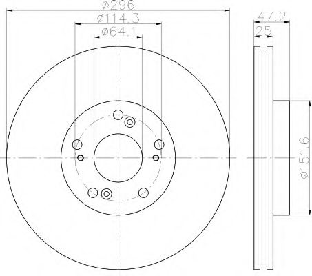 Imagine Disc frana HELLA 8DD 355 116-101