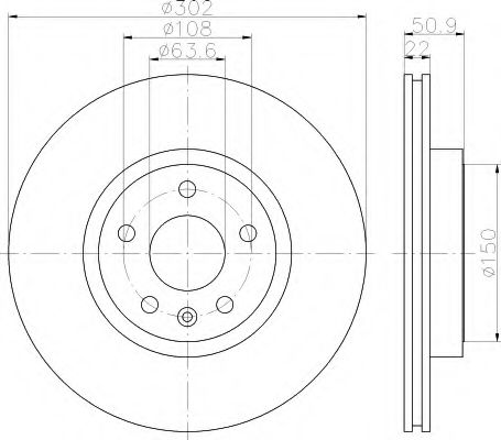 Imagine Disc frana HELLA 8DD 355 116-191