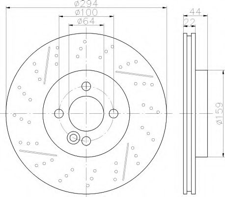 Imagine Disc frana HELLA 8DD 355 116-211