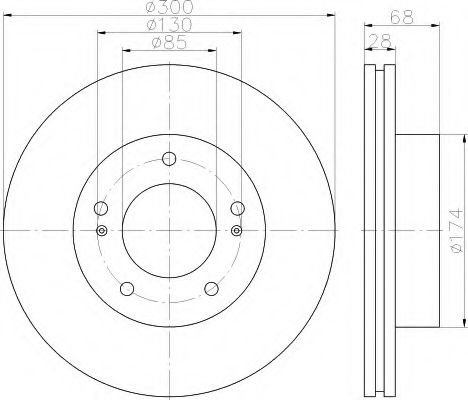 Imagine Disc frana HELLA 8DD 355 116-461