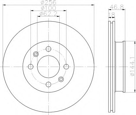 Imagine Disc frana HELLA 8DD 355 116-561