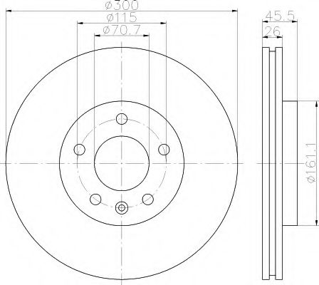 Imagine Disc frana HELLA 8DD 355 116-591