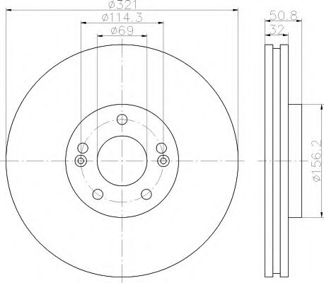 Imagine Disc frana HELLA 8DD 355 116-731