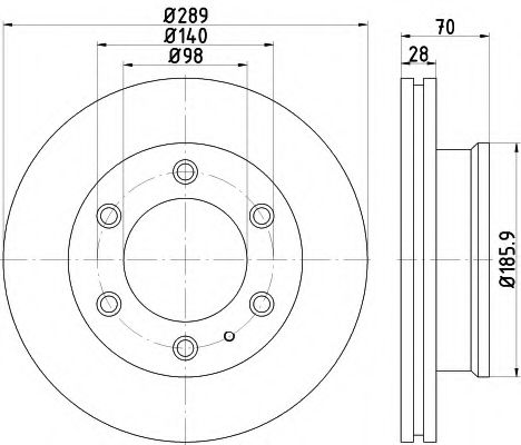 Imagine Disc frana HELLA 8DD 355 116-841