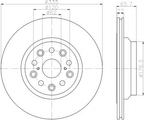 Imagine Disc frana HELLA 8DD 355 116-941