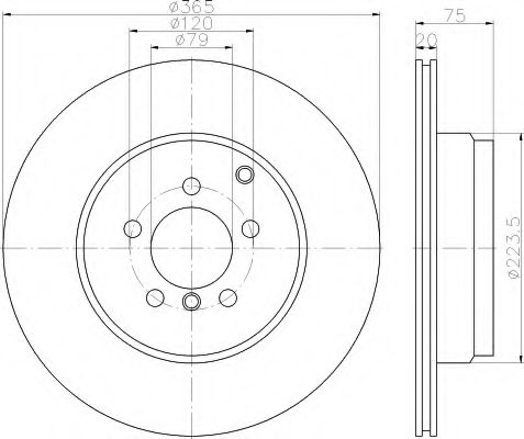 Imagine Disc frana HELLA 8DD 355 116-961