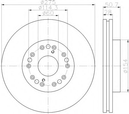 Imagine Disc frana HELLA 8DD 355 117-051