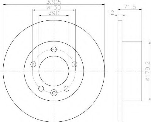 Imagine Disc frana HELLA 8DD 355 117-131