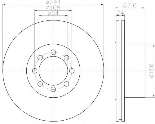 Imagine Disc frana HELLA 8DD 355 117-481