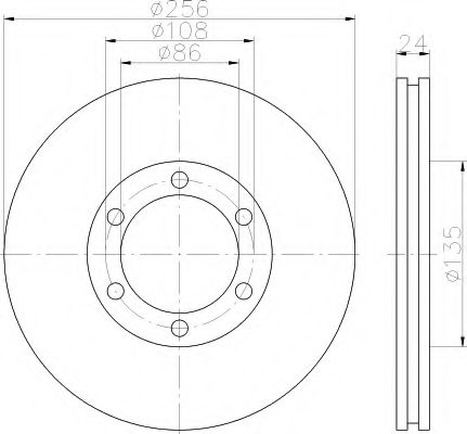 Imagine Disc frana HELLA 8DD 355 117-701