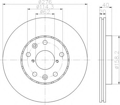 Imagine Disc frana HELLA 8DD 355 117-881