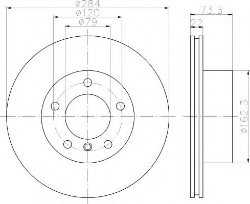 Imagine Disc frana HELLA 8DD 355 118-031